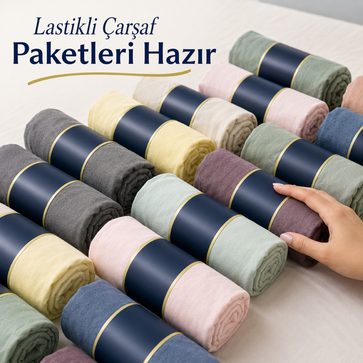 Lastikli Çarşaf Seti