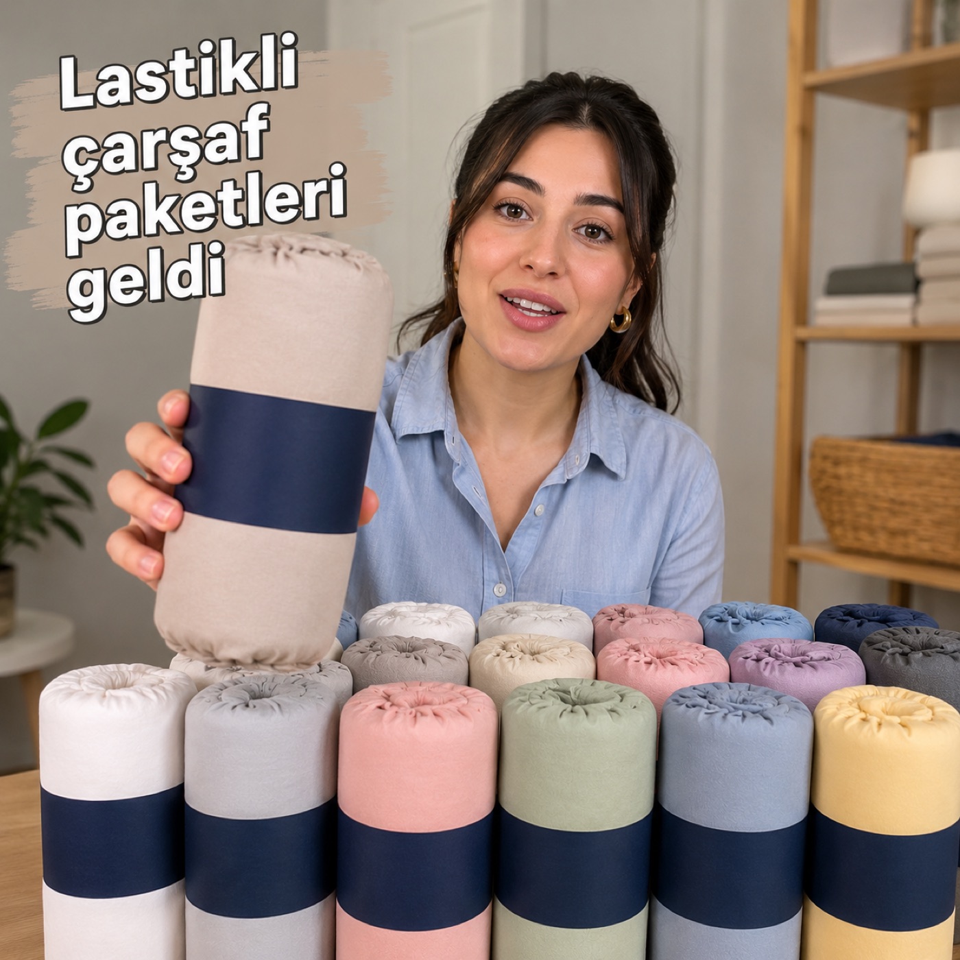 Lastikli Çarşaf Seti
